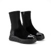 X-Fly 07 A-5207 Ankle Boots -Black Suede
