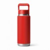 Rambler 26 Oz (769 ML) Bottle With Colour-Matched Straw Cap – Rescue Red Rambler 26 Oz (769 ML) Bottle With Colour-Matched Straw Cap – Rescue Red