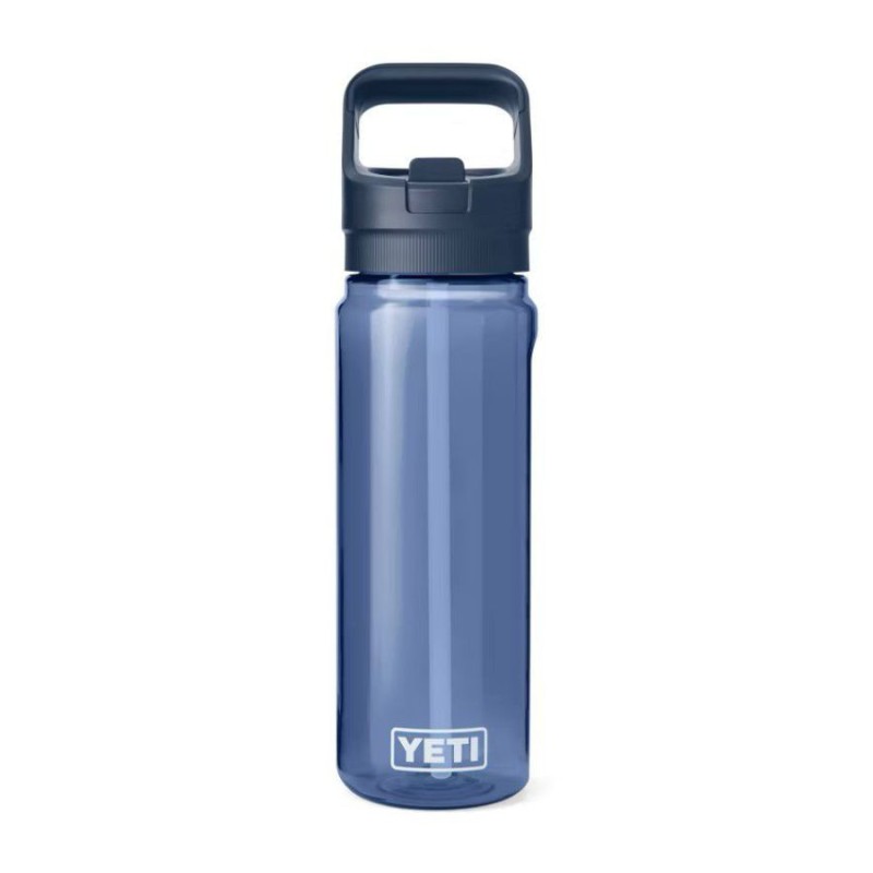 Yonder 25 Oz (750 ML) Water Bottle With Colour-Matched Straw Cap – Navy
