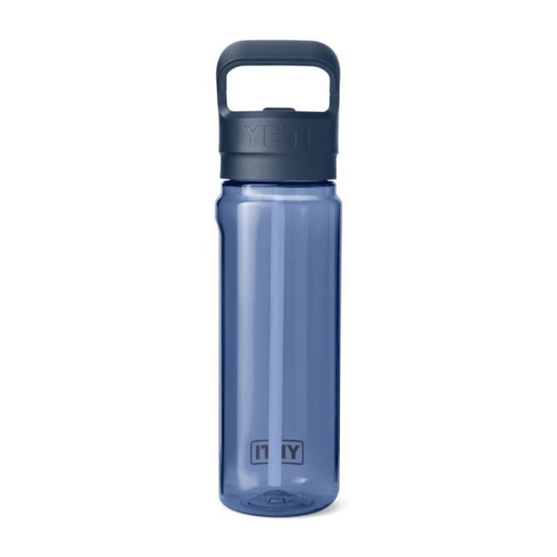 Yonder 25 Oz (750 ML) Water Bottle With Colour-Matched Straw Cap – Navy