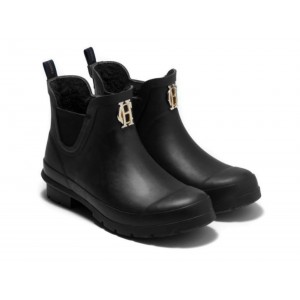 Holland Cooper Rubber Chelsea Boot - Black 