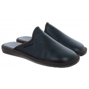 Nordikas Norwood III 131 Mule Slippers - Black Leather