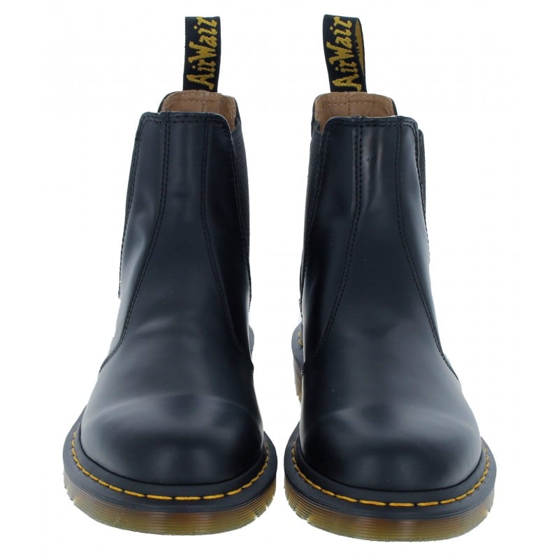 Dr Martens 2976 Yellow Stitch Boots - Black