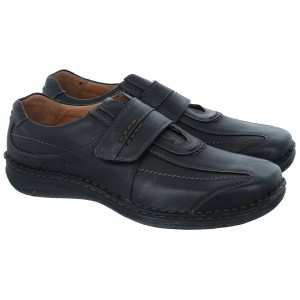 Josef Seibel Alec 43332  Velcro Shoes - Schwarz Leather