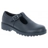 Casey GE J8420E School Shoes - Black Leather
