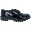 Casey GN J6420N School Shoes - Black Patent