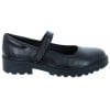 Casey GP J6420P School Shoes - Black Leather