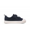 City Bright Toddler Canvas Shoes - Navy