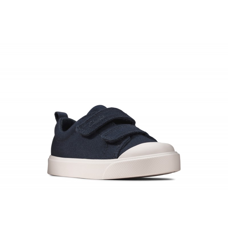 City Bright T Canvas Shoes - Navy