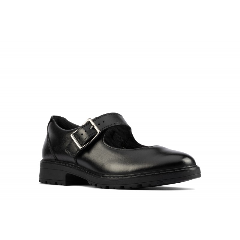 loxham walk youth black leather