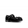 Scala Tap Toddler School Shoes - Black Patent
