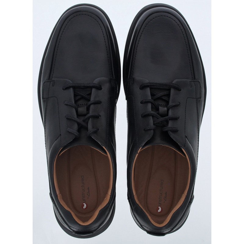 Un Abode Ease Shoes - Black Leather