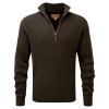 Cotton Cashmere Cable Jumper 4145 - Loden Green