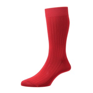 Pantherella Danvers Socks - Scarlet