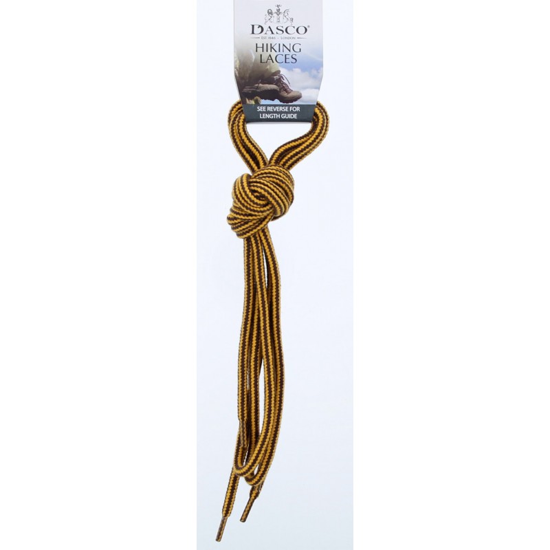 140cm Round Hiking Laces - Yellow/Brown