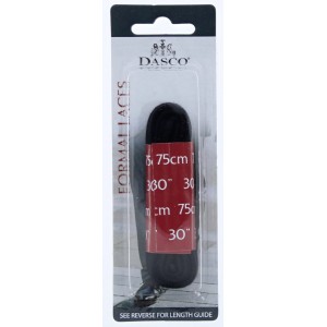 Dasco 75cm Flat Laces - Black