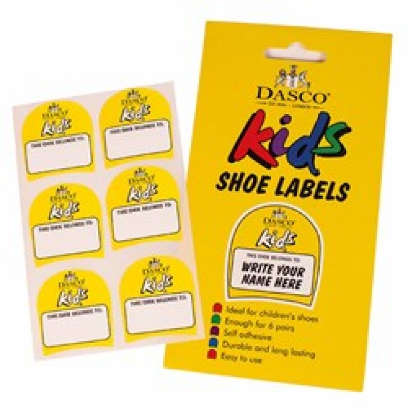 Kids Shoe Labels