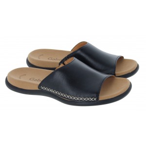 Gabor Eagle 03.705 Sandals - Black Leather
