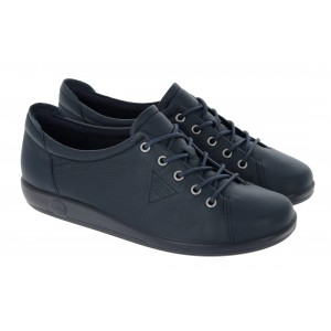 Ecco Soft 2.0 206503 Shoes - Marine Leather