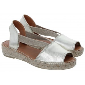 Toni Pons Etna Espadrille Sandals - Platinum Leather