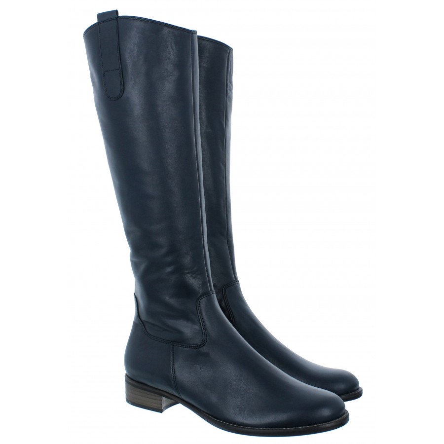 Gabor Brook | Knee Boots | Blue Leather