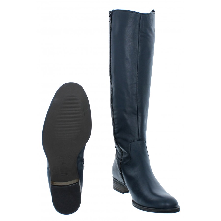 Gabor Brook | Knee Boots | Blue Leather