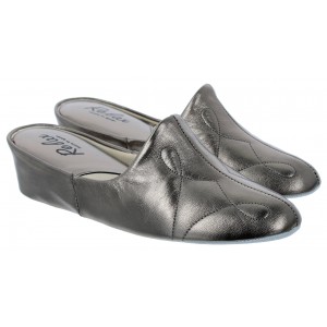 Gabor Relax 7312 Slippers - Pewter Leather