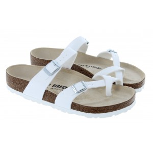 Birkenstock Mayari 0071051 Thong Sandals - White Birko-Flor