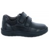 Riddock Boy J847SH School Shoes - Black Leather