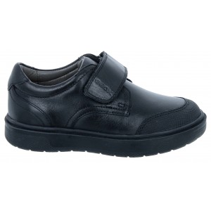 Geox Riddock Boy J847SI School Shoes - Black Leather