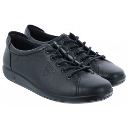 Ecco Soft 2.0 206503 Shoes - Black Leather
