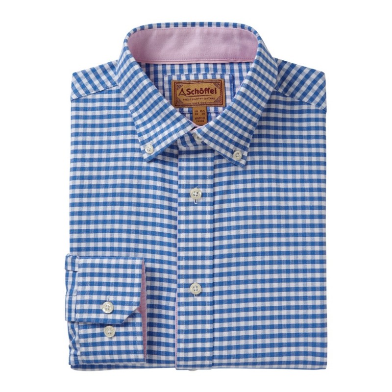 Soft Oxford Shirt 4077 - Pale Gingham