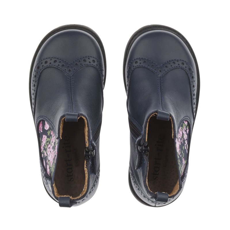Chelsea Boots - Navy Floral