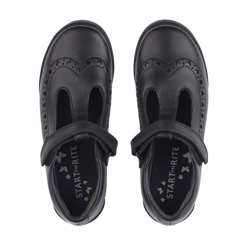 Leapfrog School Shoes - Black Leather