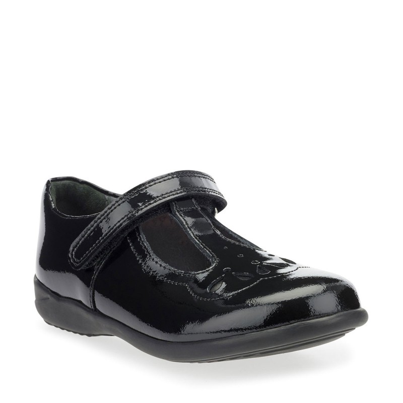 Poppy School Shoes - Black Patent