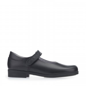 Start-Rite Samba School Shoes - Black Leather