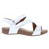 Tonga 25 78519 Sandals - White Leather
