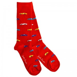 Swole Panda Classic Car Socks - Red