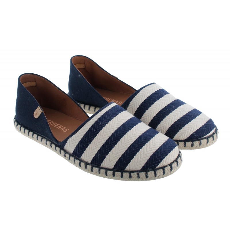 Carmen Espadrilles - Marino/Cream Canvas