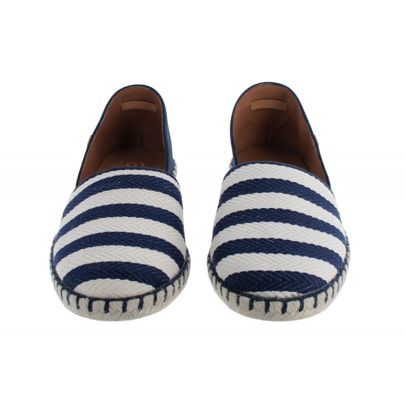Carmen Espadrilles - Marino/Cream Canvas