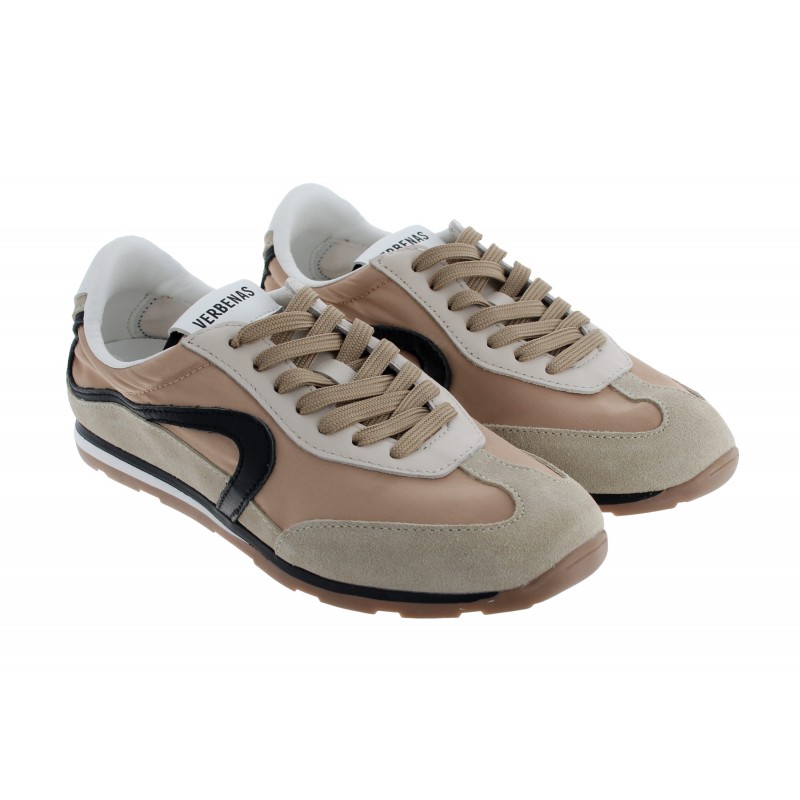 Jamaica Trainers - Sand/Black Suede