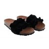 Rocio Mules - Black  Suede