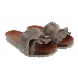 Verbenas Rocio Mules - Piedra Suede Verbenas Rocio Mules - Piedra Suede
