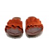 Rocio Mules - Orange Suede