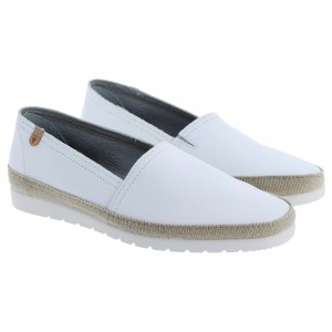 Verbenas Noa Espadrilles - Blanco Leather Verbenas Noa Espadrilles - Blanco Leather