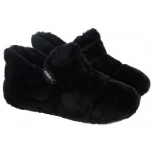 Verbenas Yeti Groseto 73824 Bootie Slipppers - Black Verbenas Yeti Groseto 73824 Bootie Slipppers - Black